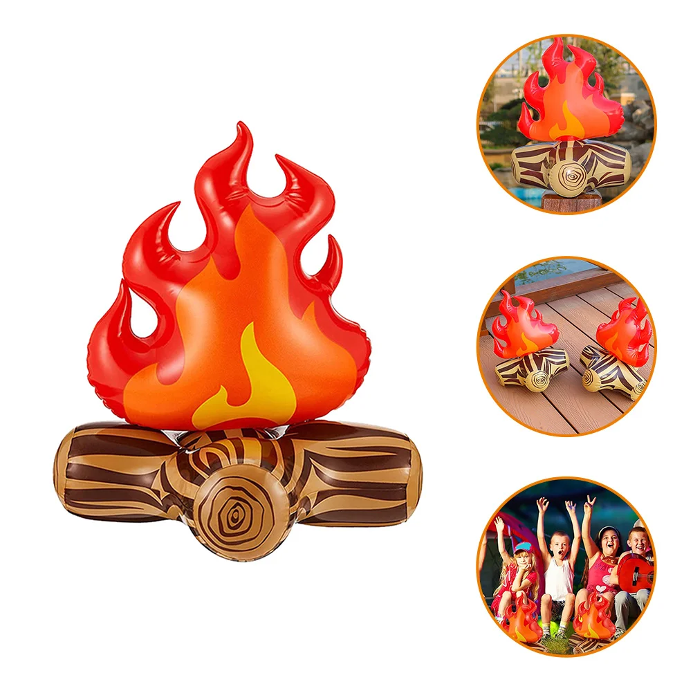 Поддельный огненный декор надувное пламя модель реквизит для украшения двора