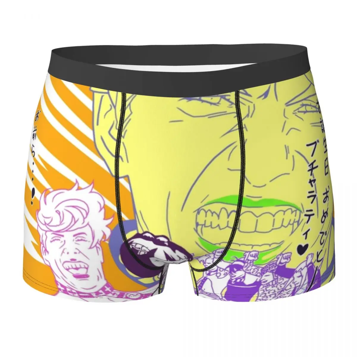 

Jojo Bizarre Adventure Underwear Meme Bucciarati Laughing Tom Cruise Design Trunk Trenky Man Panties Breathable Boxer Brief Gift