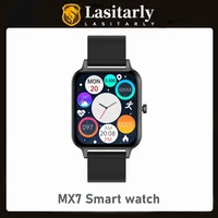 mx7 smart watch mens watches womens watches bluetooth calls local music playback diy dials sports watches heart rate detection