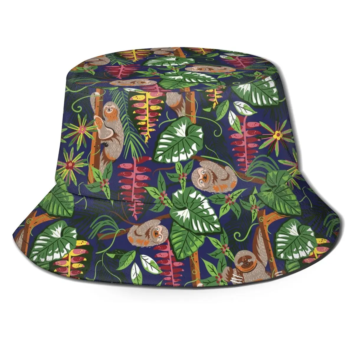 

Весенние женские/мужские панамы, шляпы для рыбалки, солнцезащитная Кепка от солнца, симпатичная мультяшная плюшевая Ленивец, Женская Рыбацкая шляпа