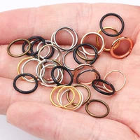 metal open jump rings split rings necklace bracelet end connectors for handmade diy jewelry making crafts accessories 3 16mm