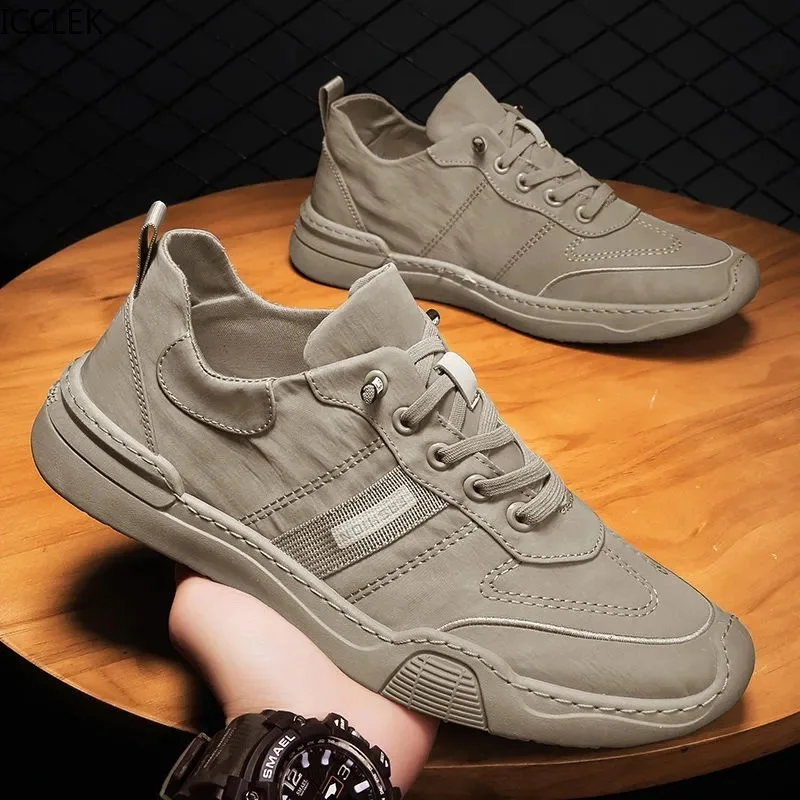 

New Fashion Comfortable Canvas Shoes Hard-Wearing Student Casual Trend Flat Shoes Lazy Low-top Men's Shoes S12570-S12589