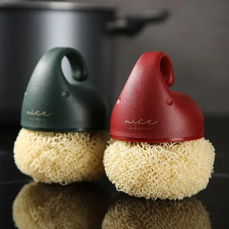 

Pot Brush Dishwashing Brush Household Kitchen Pot Brush Cleaning Ball Stove Top Decontamination Oil StainCleaning Brush