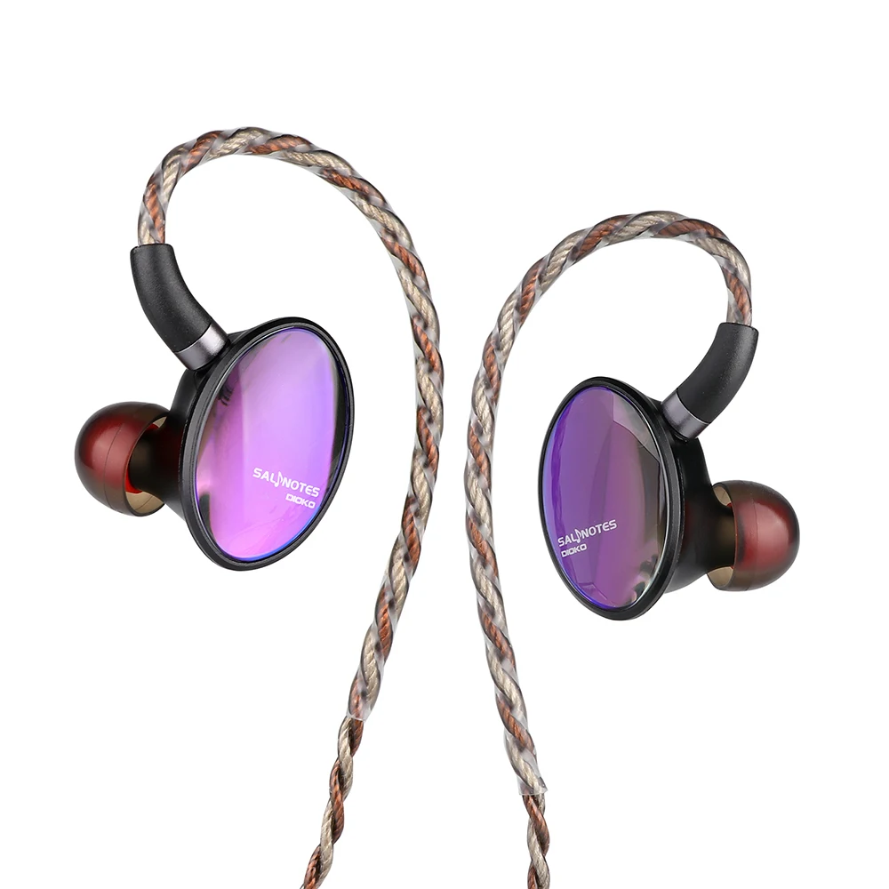 Наушники Crinacle Salnotes Dioko 14 6 мм плоская диафрагма наушники-вкладыши Hi-Fi музыкальные