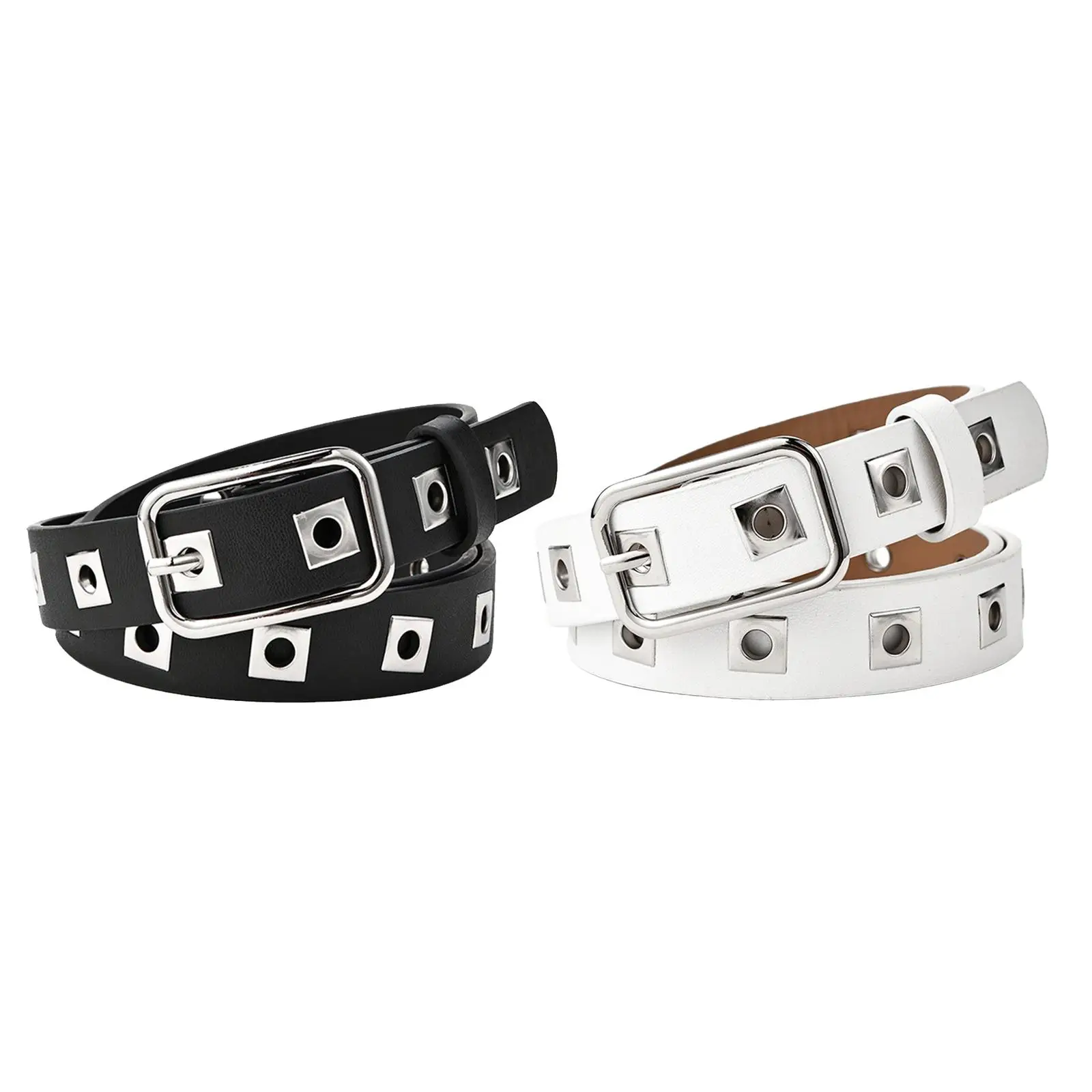 

Punk Waist Belt Western Female Single Eyelet Women Belt for Cosplay Pants