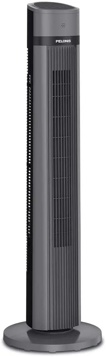 

40" Oscillating Tower Fan with Remote, 3-Speed Settings with 3-Modes, Black