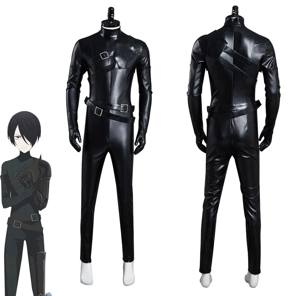 

Anime Requiem of the Rose King Cosplay Richard Jumpsuit Costume Halloween Carnival Leather Jumpsuit Outfits