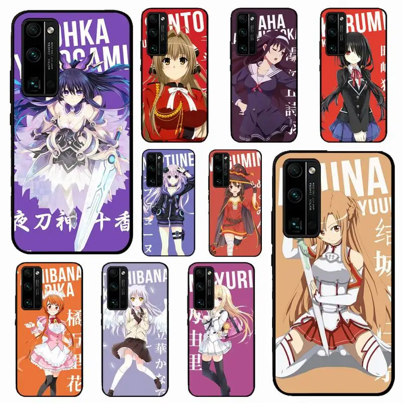 

Anime Girl Phone Case for Huawei Honor 10 i 8X C 5A 20 9 10 30 lite pro Voew 10 20 V30