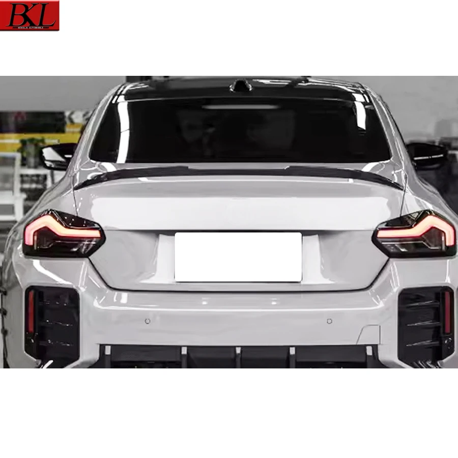 Для BMW 2 серии G42 M2 G87 M240 в стиле VS хвостовые ласты из углеродного волокна задний