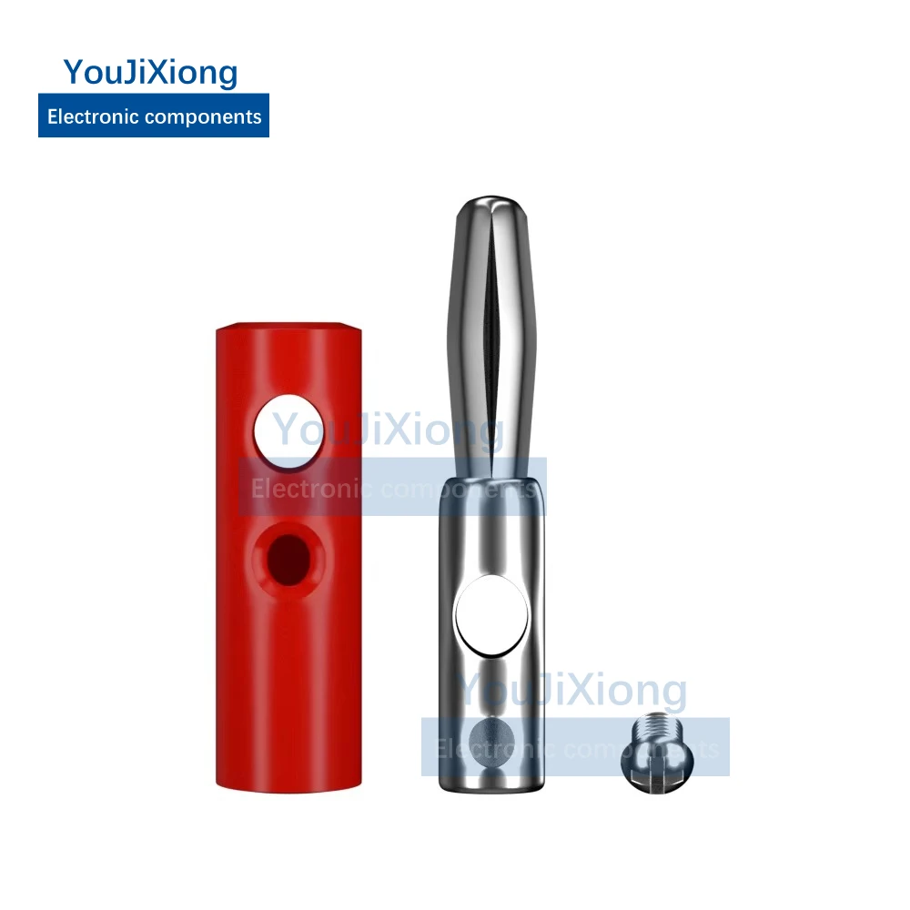 10 шт. 4 мм штекер типа банан аудио динамик электрический винтовой разъем 5 цветов