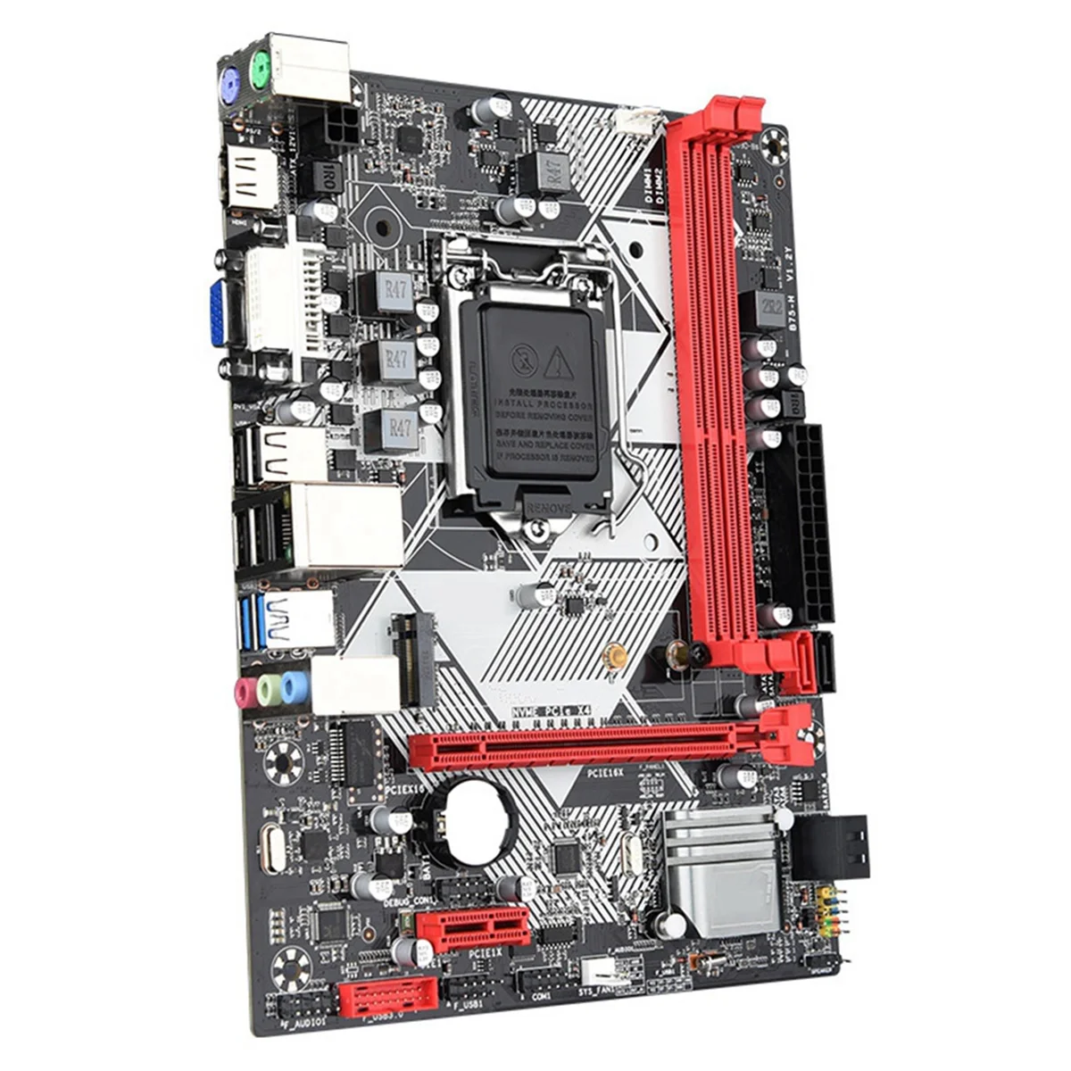 B75-H Материнская плата для настольного компьютера LGA1155 USB3.0 Поддержка до 16 ГБ DDR3 RAM