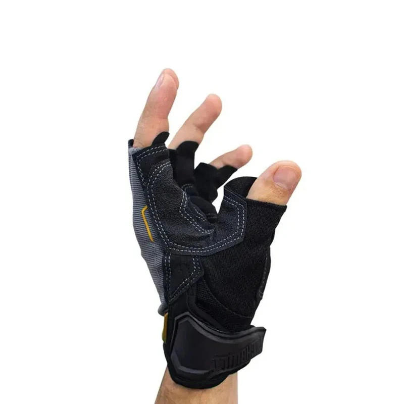 TOUGHBUILT TB-G06-L Износостойкие рабочие перчатки из микрофибры с половиной пальца