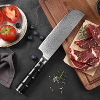 professional damascus steel kitchen nakiri knife small chef knife with wood handle kitchen cleaver nakiri slicing knives