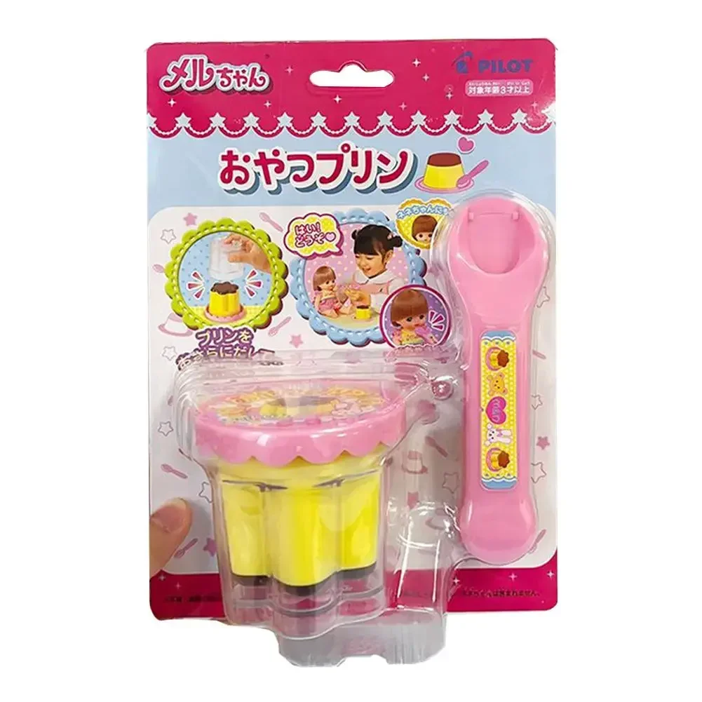 

Миниатюрный набор розового клубничного желе-пудинга, очаровательный настольный декор для комнаты для девочек, кавайные коллекционные фигурки на тему еды