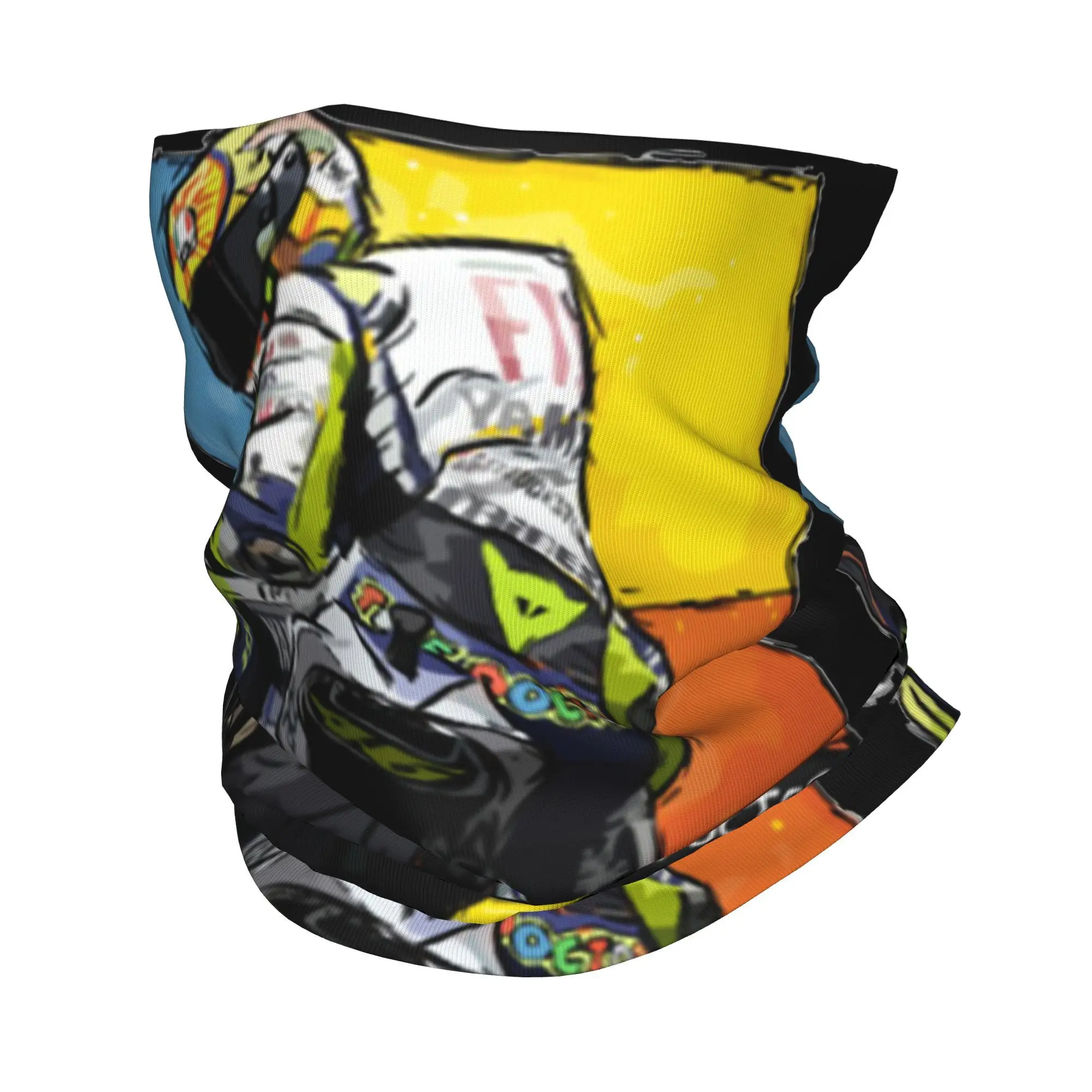 Rossied Speed Racing Bandana Neck Gaiter Printed Mask Scarf Multi-use Cycling Sports for Men Adult Breathable