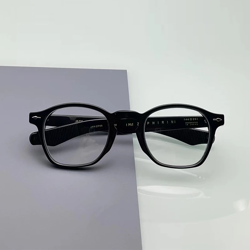 

High Quality JACQUES MARIF Retro Vintage Square Acetate Frame Eyeglass Frames Eyeglasses Optical Glasses Designer Glasses