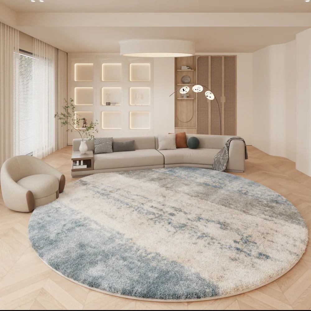 

Simple round carpet living room study coffee table mat bedroom bedside mats
