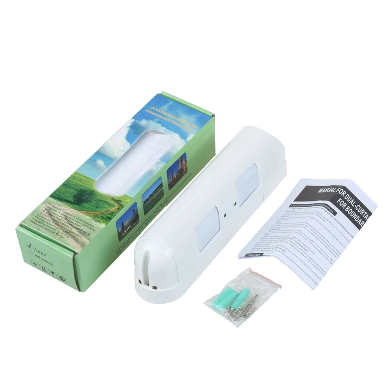 

Наружная Проводная занавеска с пассивным ИК датчиком движения, питомский иммунный зуммер 70 дБ, 24-метровый диапазон обнаружения для защиты дома