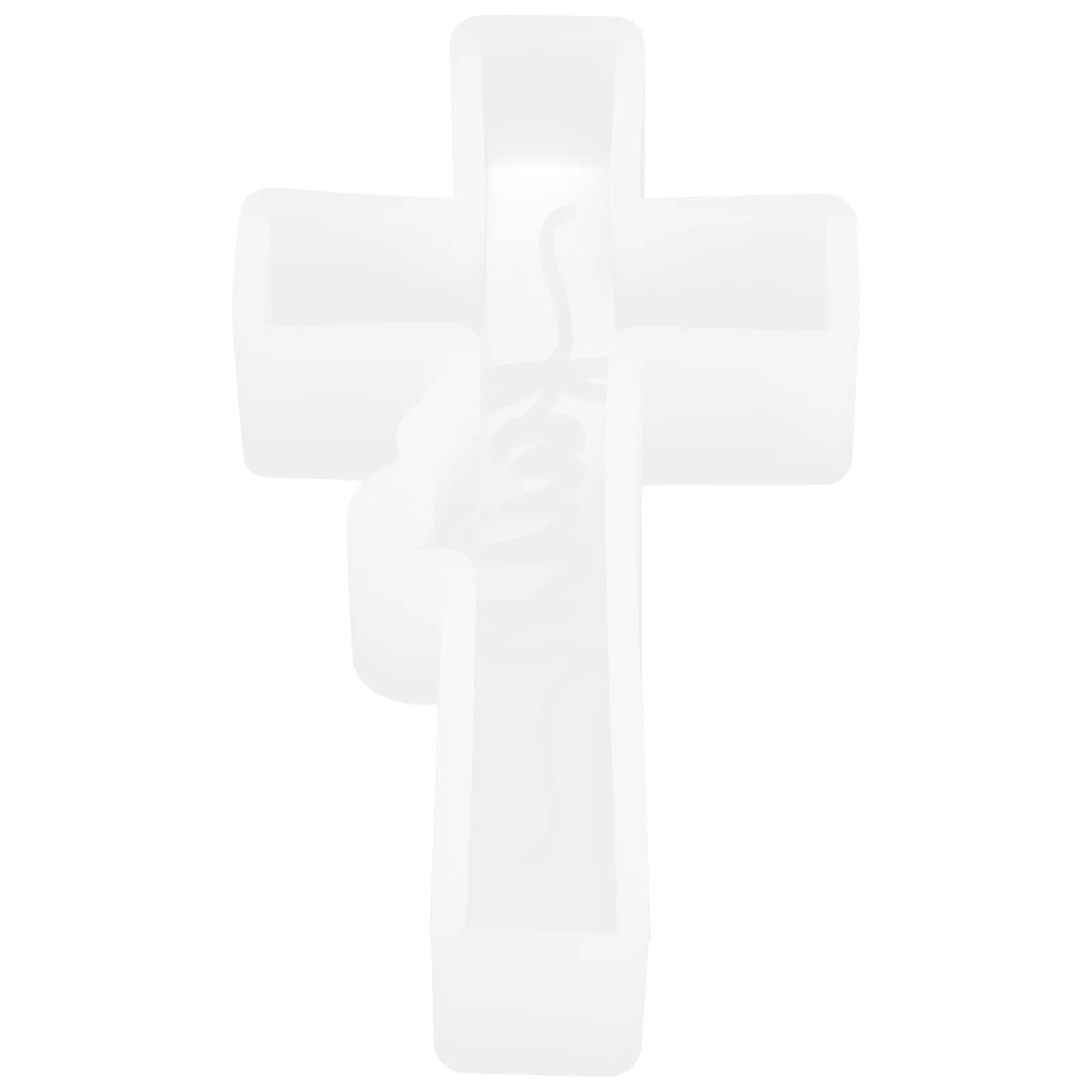 

Cross Mold Silicone Crafts DIY Supplies Shaped Molds Decor Kit Flexible Reusable