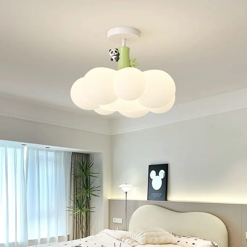 2024 подвесной светильник в форме облака Корона Сердца обезьяна панда люстра для
