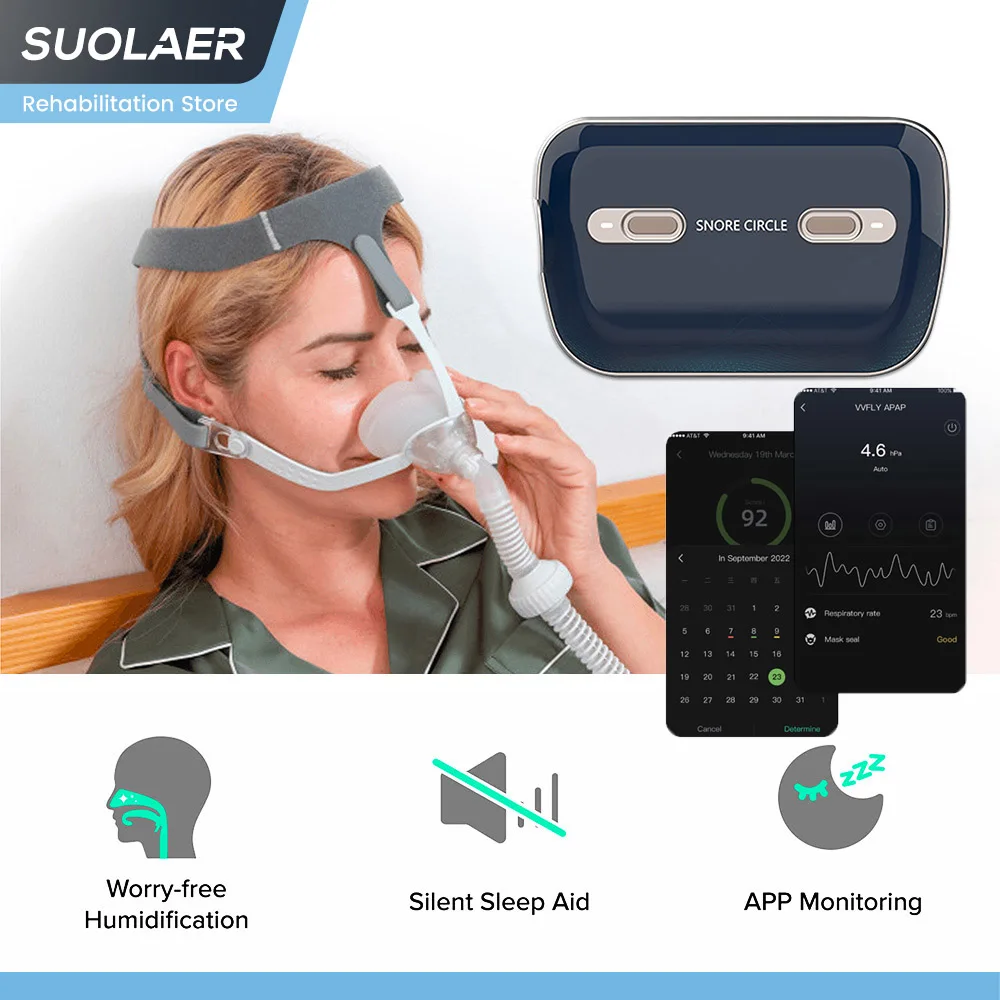 Автоматический вентилятор CPAP Респираторная машина Устройство апноэ во сне