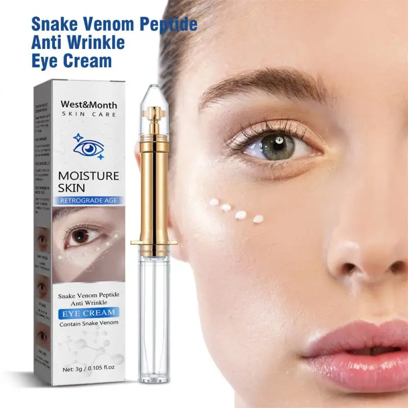 

Snake Peptide Eye Cream Anti-wrinkle Repair Eye Fine Lines Eye Cream Lighten Dark Circles Moisturizing Eye Korea Cosmetics