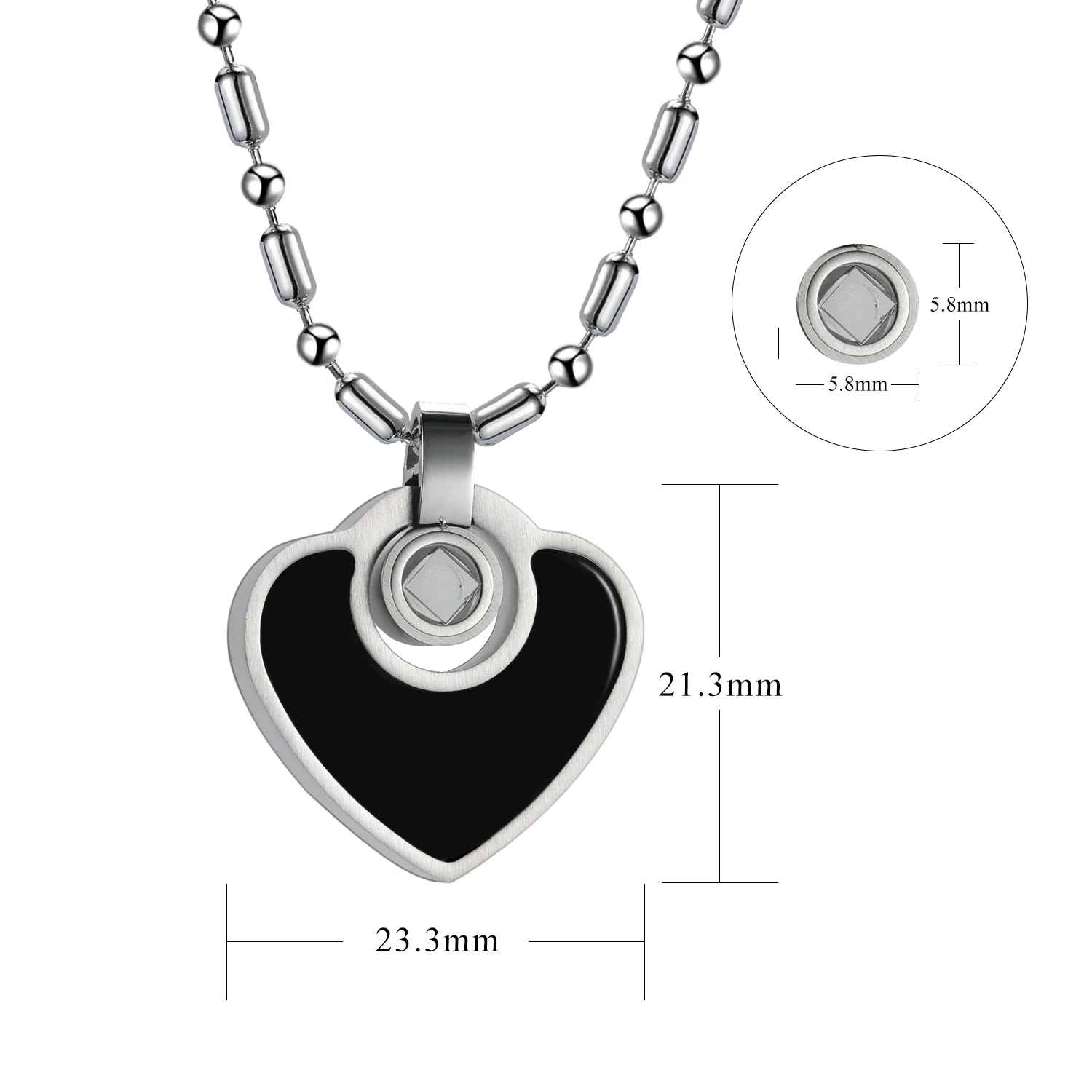 Женская подвеска из нержавеющей стали