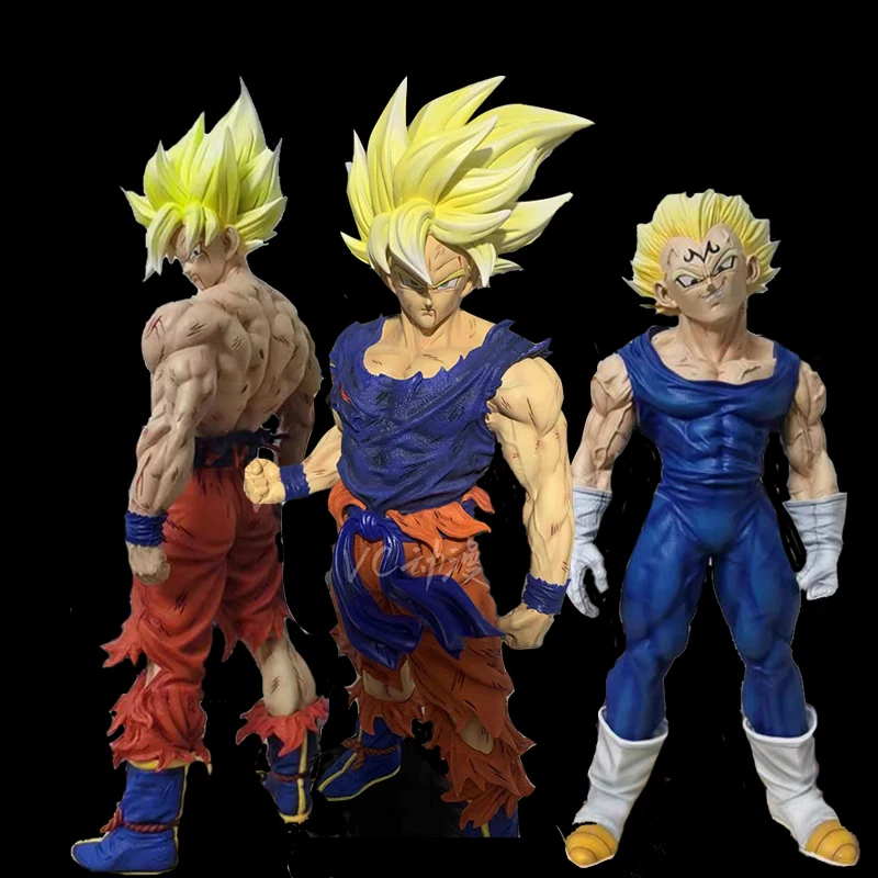 43 см экшн-фигурка Dragon Ball Z GK Son Goku Majin фигурка Вегета Super Saiyan из ПВХ Коллекционная