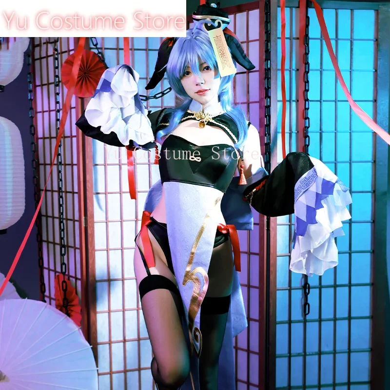 Yu Костюм Genshin Impact Gan Little Zombies Косплей Cos Game Аниме Вечеринка Униформа Хэллоуин