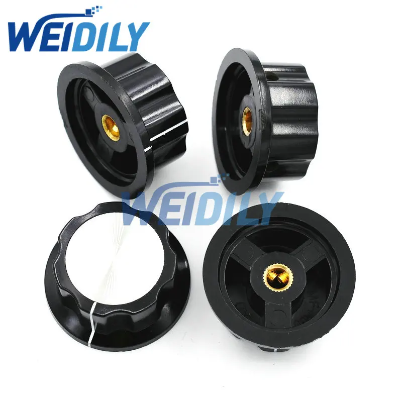 

5 шт., бакелитовый потенциометр, крышка потенциометра диаметром 45 мм с отверстием RV16 6 мм