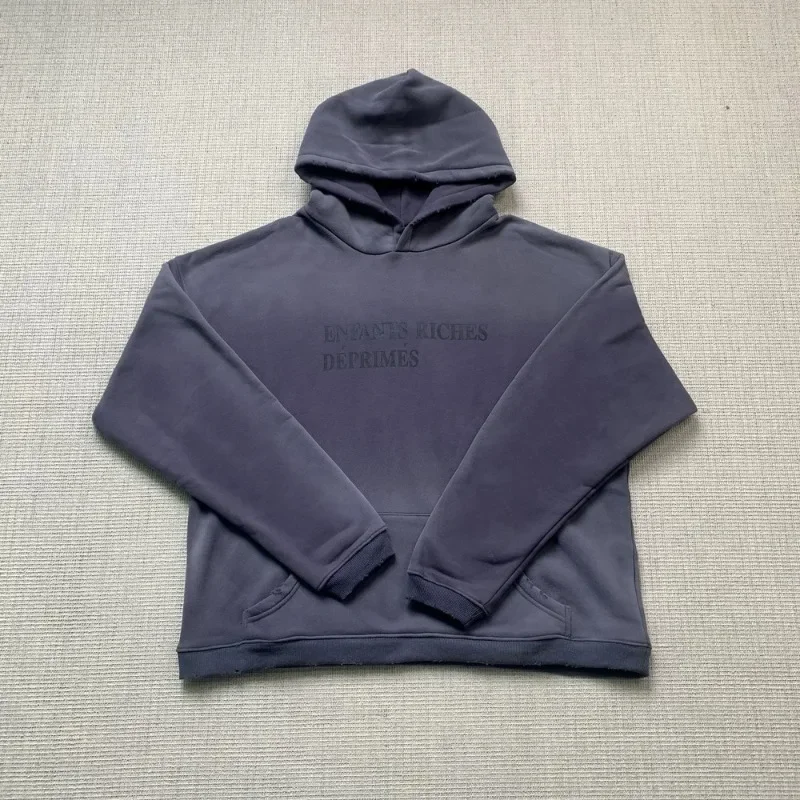 25ss Enfants Riches Deporimes Толстовки Классический буквенный логотип с принтом из чистого