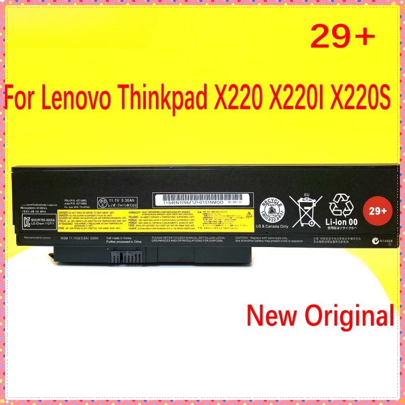 Новый оригинальный аккумулятор для ноутбука Lenovo Thinkpad X220 X220I X220S 42T4899 42T4900 42T4942 42T4872