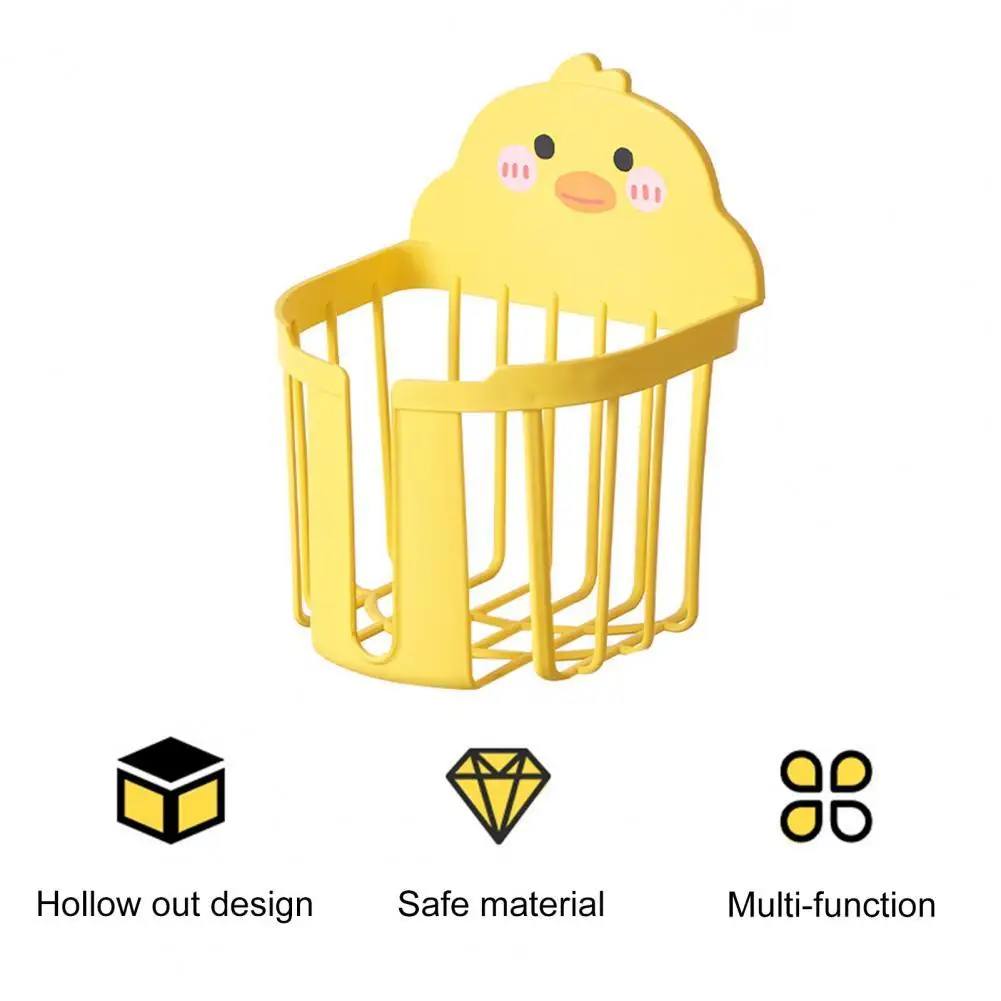 

Attractive Good Wall-Mounted Toilet Roll Paper Storage Holder Practical Paper Organizer Shelf Solid Construction for Dorm