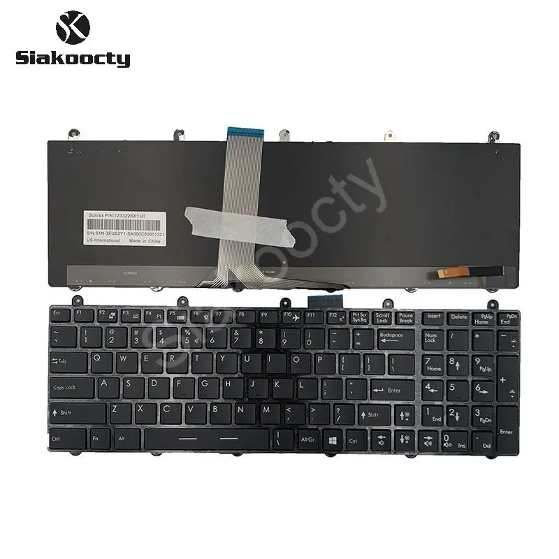 

Siakoocty English Keyboard for MSI GP60 GP70 CR70 CR61 CX61 CX70 CR60 GE70 GE60 GT60 GT70 GX60 GX70 0NC 0ND 0NE 2OC 2OD 2OJWS 2O
