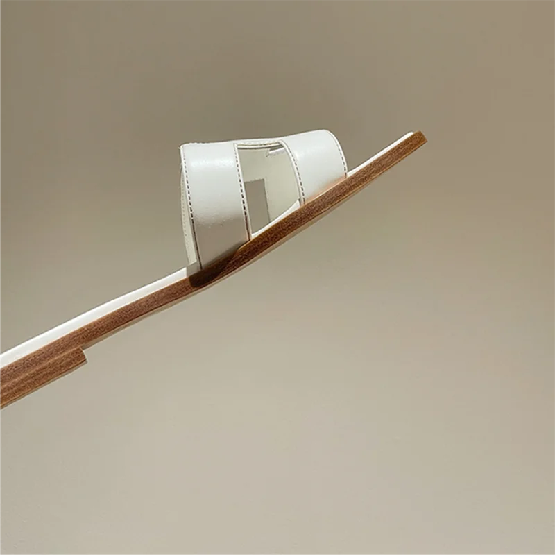 

Женские кожаные шлепанцы с круглым носком, Размеры 35-42