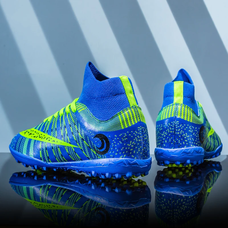 36-44# Professional Unisex Soccer Shoes TF/FG Ankle Football Boots Outdoor Grass Cleats Football Shoes