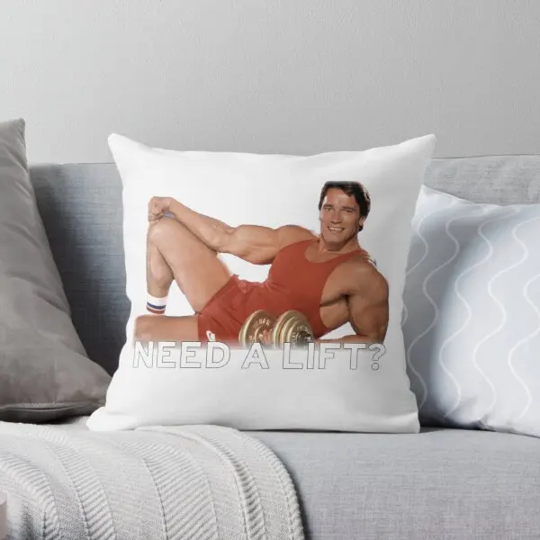 

Arnold Schwarzenegger Need A Lift Printing Throw Pillow Cover Car Decorative Soft Fashion Wedding Case Pillows not include