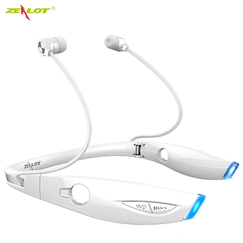 

Спортивные наушники ZEALOT H1, bluetooth водонепроницаемые наушники, Складные портативные стереонаушники для Xiaomi Phone