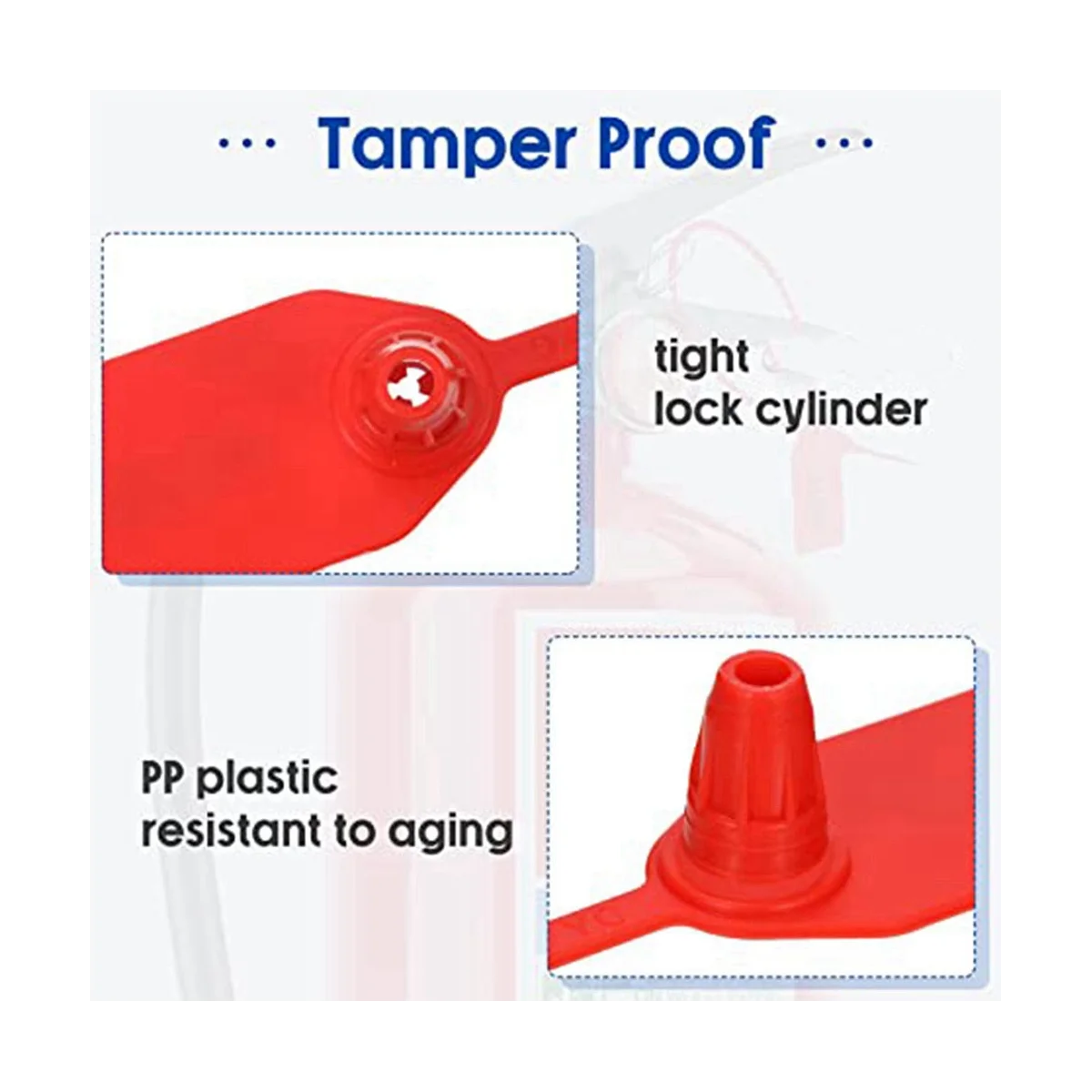 

1000 шт., пластиковые ярлыки для вскрытия огнетушителя