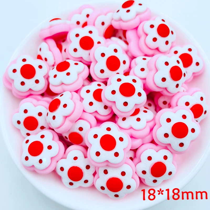 10 шт. новый милый мини-мультяшный пирог из смолы плоская спина кабошон для