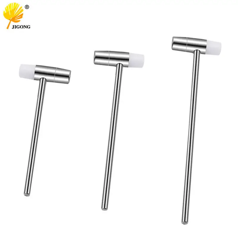 

DIY Mini Hammer Watch Tool Long Handle Double Head Small Hammers Multipurpose Multifunctional Rubber Multitool Hand Tools