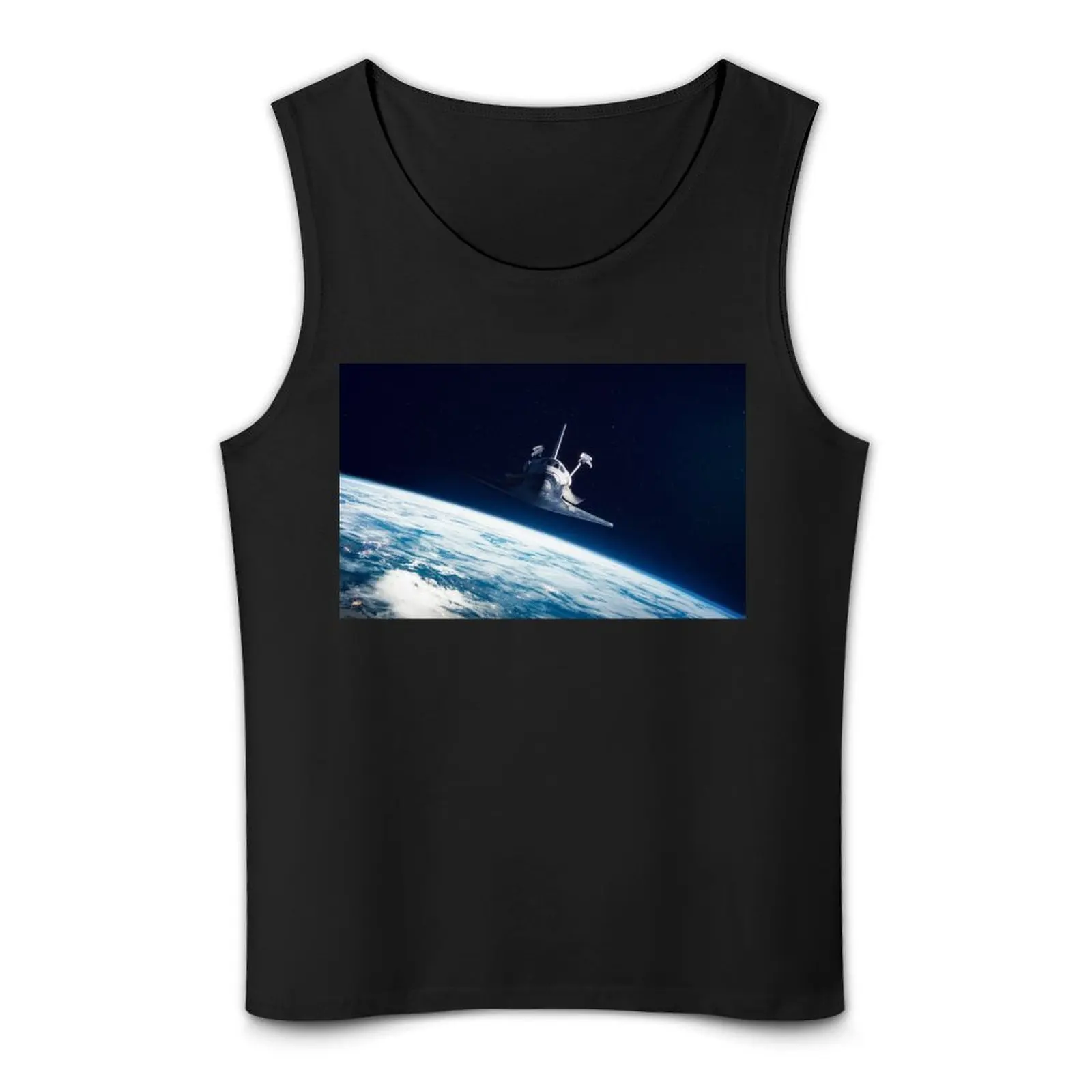 Майка Space Shuttle Atlantis футболка для спортзала мужская