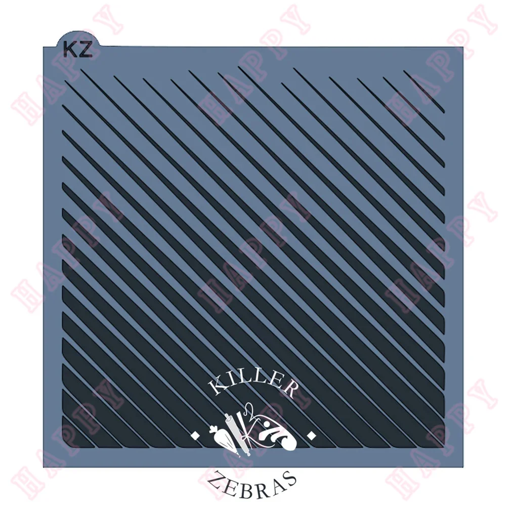 Пластиковый трафарет с изображением Падуба лимона ломтиков китайского узла