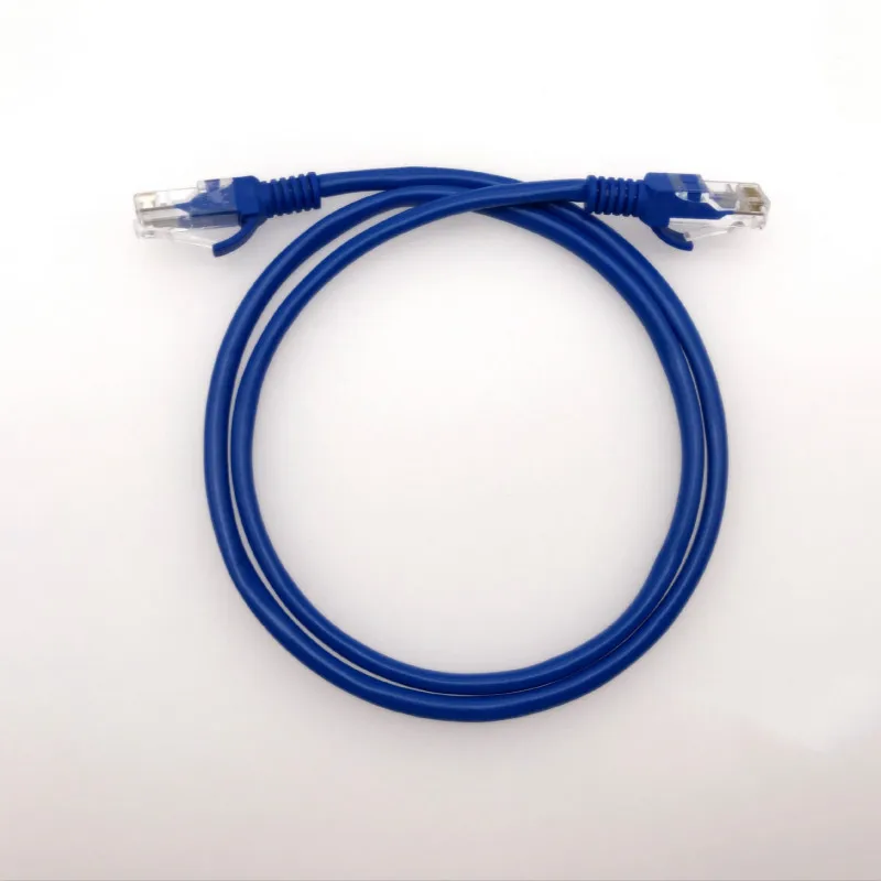 Кабель CAT 5e 1 м 2 м 3 м 5 м 10 м Ethernet синего цвета для ПК модемов маршрутизаторов |