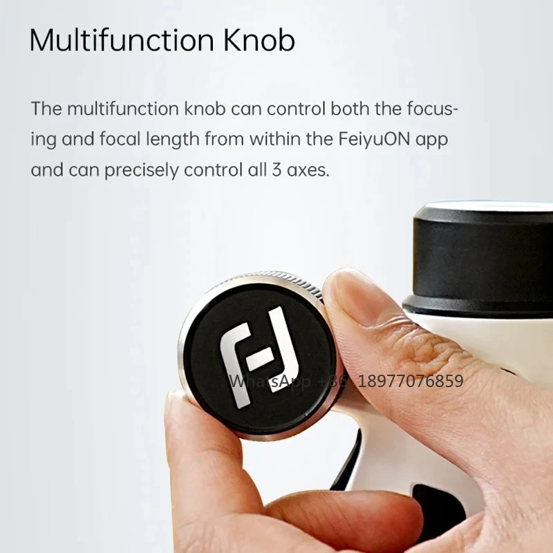 Фото FeiyuTech SCORP MINI P Feiyu 3-осевой ручной карданный подвес, ручка для смартфона Samsung Xiaomi, штатив, палка для селфи №3