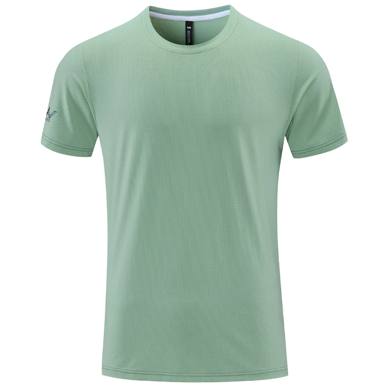 Prints Running Short Sleeve 2022 New Quick Dry Casual Outdoor Sport Tees Jogging Bodybuilding Shirt Men Gym Fitness T-shirts