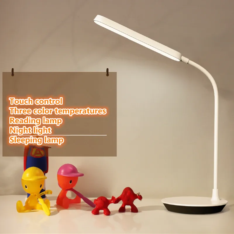 

Stepless Dimmable Desk Reading Light Foldable Rotatable Touch Switch LED Table Lamp DC 5V USB Charging Desk Lamp