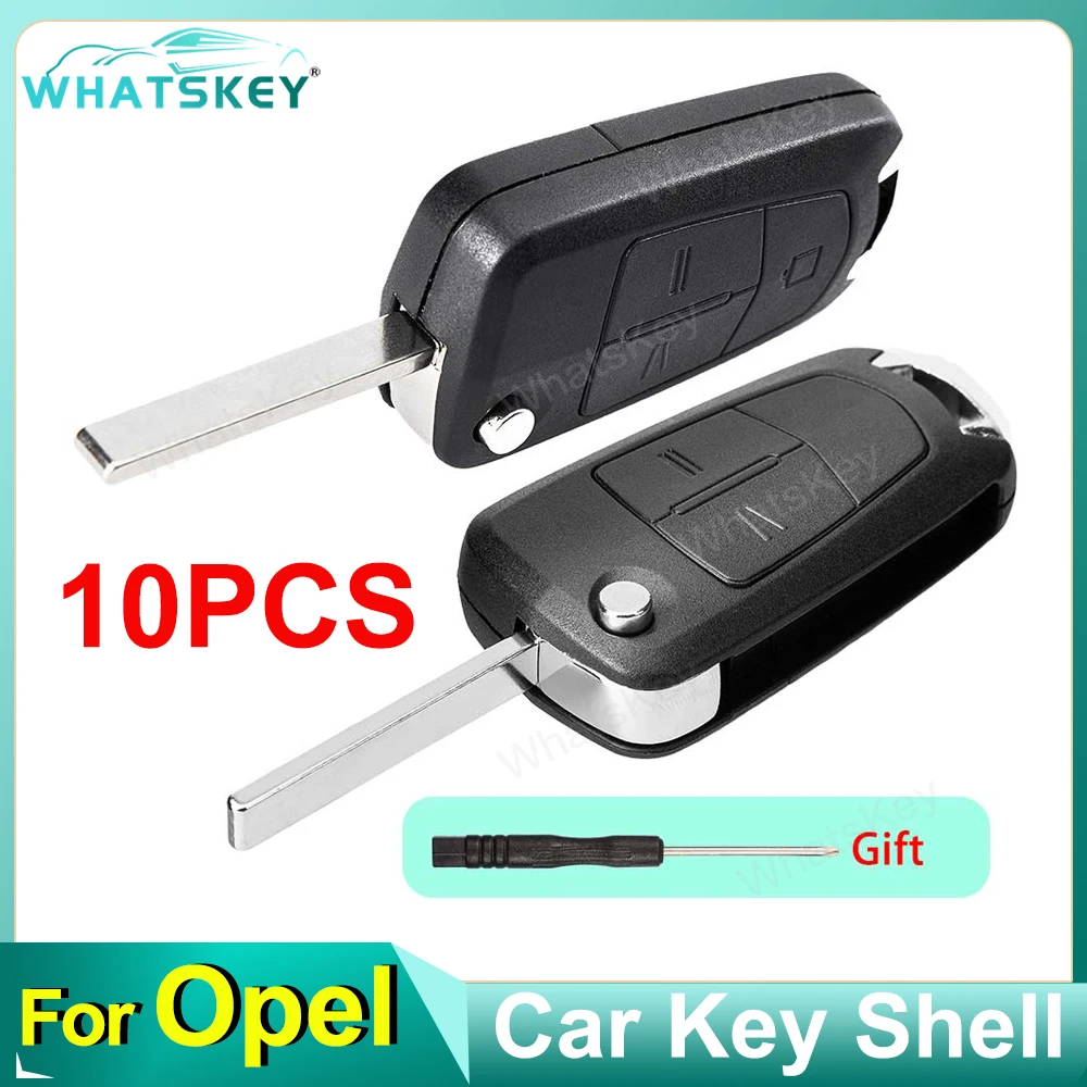 WhatsKey 10 шт./лот 2 3 кнопки раскладной ключ дистанционного управления для Opel Insignia