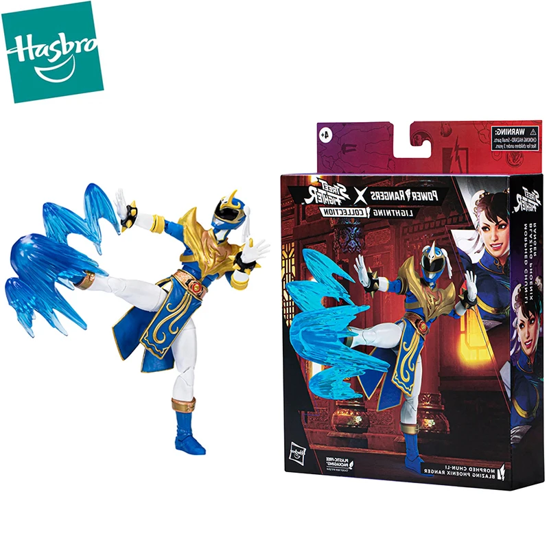 

In Stock Hasbro Power Rangers Street Fighter Lightning Collection Morphed Chun-Li Blazing Phoenix Action Figure Model Toys