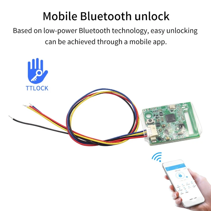 TTLOCK Bluetooth 5 0 электронный дверной замок модуль разблокировки управление через